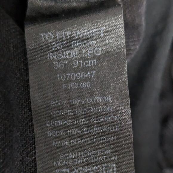 COLLUSION x005 Washed Black Straight Leg Jeans Cutoff High Rise Size 26 - Picture 2 of 9